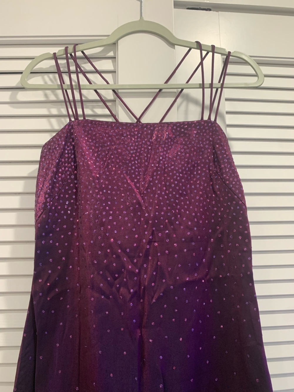 Y2K Fairy whimsical goth romantic maxi strappy organza dress size 9/10 prom - Picture 4 of 8